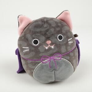 Squishmallows Xiomara The Black Panther 5'' Vampire Cape Cat Plush Halloween